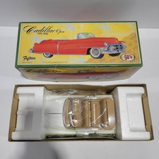 Fifties Cadillac Open Type 1950 White Friction Metal Car - Original Box - Japan