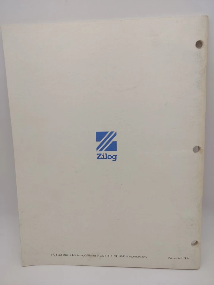 Vintage 1976 Zilog Z80-CPU Technical Manual Microprocessor Guide 1st Edition - Image 2 of 4