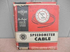 Vintage (NOS) "Western Auto" Brand 1937-1939 Ford Speedometer Cable in Box