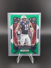 2021 Panini Prizm Draft Picks - All-American Green Wave Prizm #188 Micah Parsons
