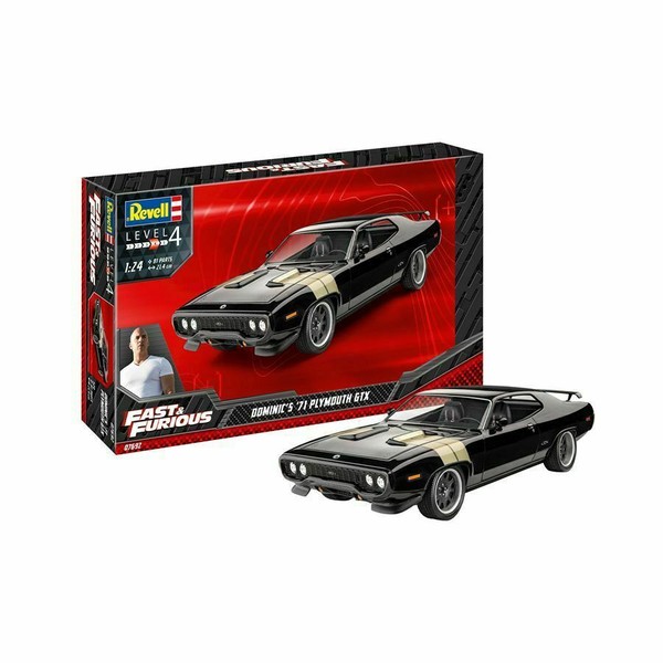 Revell Fast&Furious Dominic's '71 Plymouth Gtx 1:24 Bausatz Art. 07692 Us-Car-image