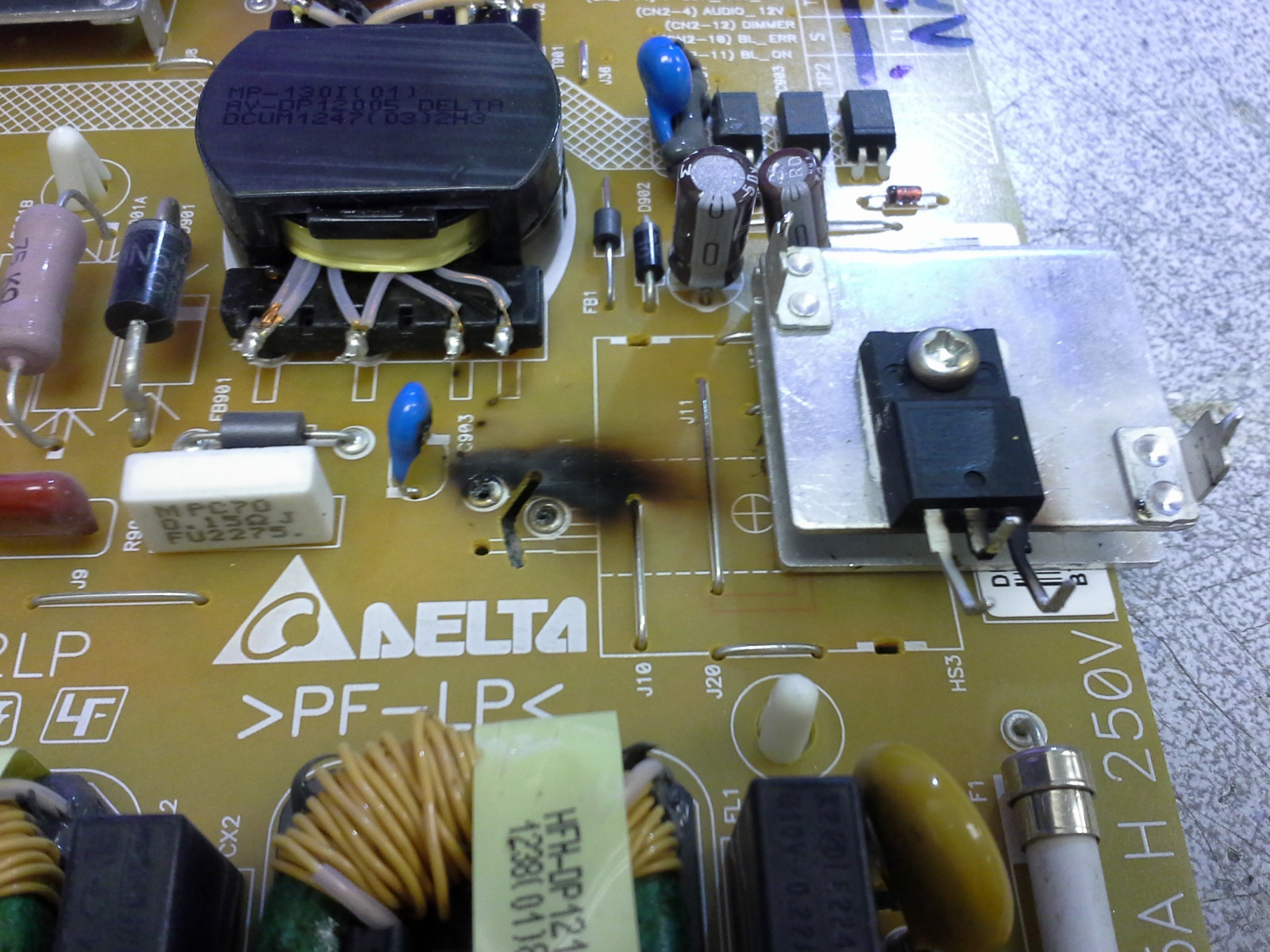 REPAIR KIT SONY KDL50EX645 POWER SUPPLY 189531611 / DPS162LP 6