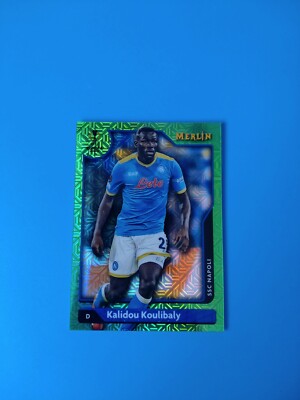 2021-22 Topps Merlin Chrome Green Mojo Kalidou Koulibaly 62/99 Napoli