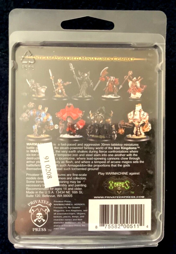 Warmachine CRUX Master Mecroytech Mortenebra Et Deryliss Warcaster Skarloch - Image 2 of 2