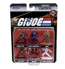 G.I. Joe Nano Metalfigs #31773 100% Die Cast 6 Figures New Sealed Fast Shipping