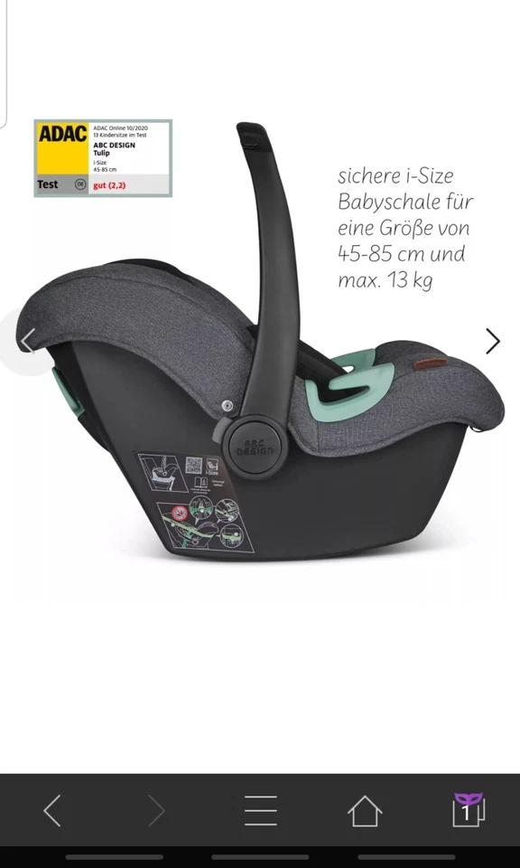 Abc-Design Tulip Ink Isofix Base - Bild 3 von 4