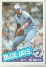 FREE SHIPPING-MINT-1985 Topps #218 Doyle Alexander Blue Jays PLUS BONUS CARDS