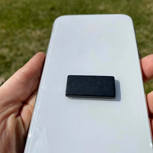 1 Stk. Schungit Platte für Handy Smartphone mit Aufkleber EMF-Schutz Shungite - Bild 7 von 16