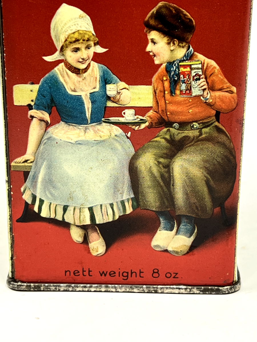 Vintage Antique Droste's Cocoa Holland Chocolate Tin 8 oz. 4.75
