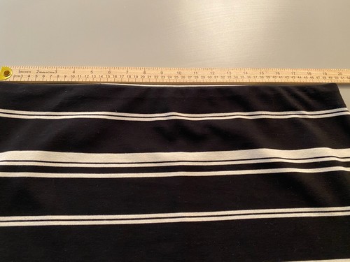 Women DB Navy&White Striped No Waist Skirt Size XL - 第 3/8 張圖片