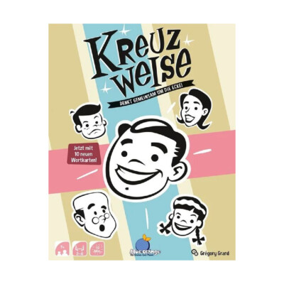 Asmodee BLOD0105 Familienspiel Kreuzweise Brettspiel Teams für 2 6 Spieler