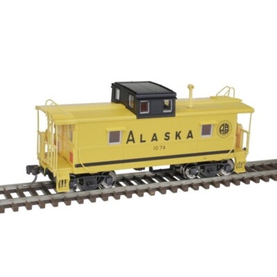 Spur H0 - Atlas C&O-Style Steel Center-Cupola Caboose Alaska -- 20006753 NEU