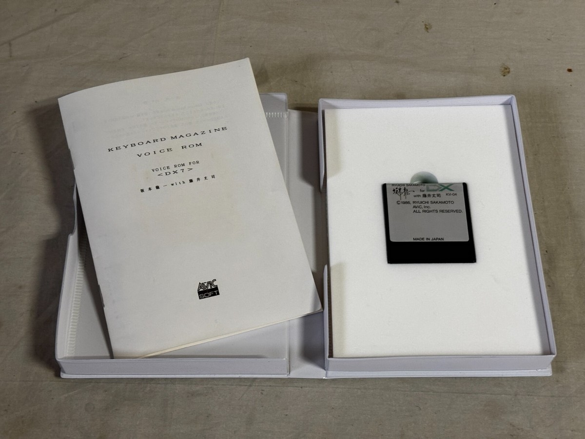 鍵盤楽器 RYUICHI SAKAMOTO Voice ROM KV-04 鍵盤楽器 RYUICHI SAKAMOTO Voice ROM KV-04 RYUICHI SAKAMOTO
