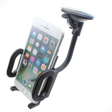 Car Mount Windshield Holder Glass Cradle Rotating Dock Suction for Cell Phones