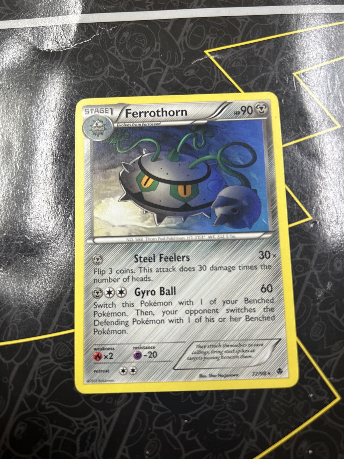 Ferrothorn 72/98 - Emerging Powers -Pokemon Card