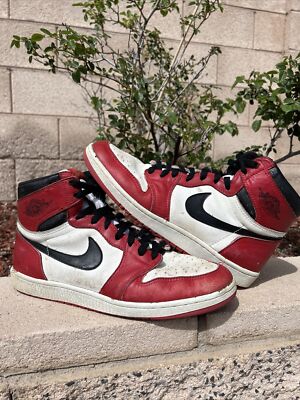 Original Sz 13 1985 Nike Air Jordan 1 Chicago OG Red White Black