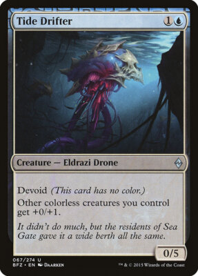 Tide Drifter Battle for Zendikar MTG NM