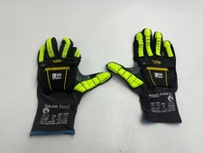 (5 PAIRS) Ansell Ringers Light-duty Knit Glove R-840 Size 11 Nitrile-Coated Palm