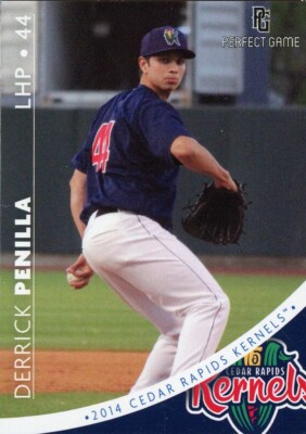 2014 Team Issue Cedar Rapids Kernels DERRICK PENILLA RC TWINS MOUNT SAN ANTONIO