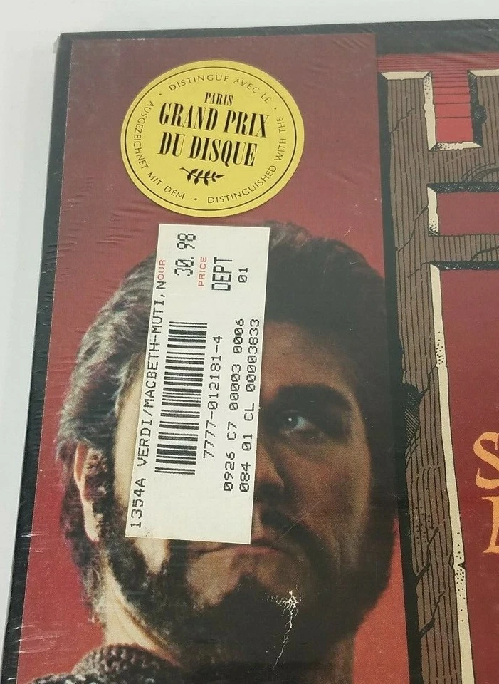 NIP Verdi Macbeth 3 vinyl LP record box set Angel Records SCLX-3833 Sealed 1976 - Image 2 of 4