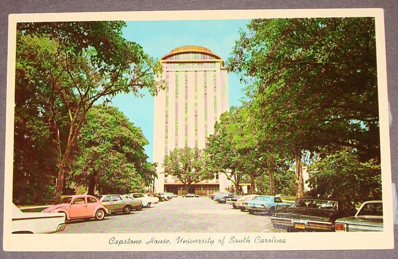 POSTCARD Capstone House, University of South Carolina  UNPOSTED