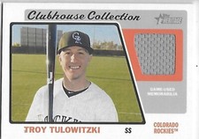 2015 Heritage Baseball Clubhouse Collection Troy Tulowitzki Rockies            1