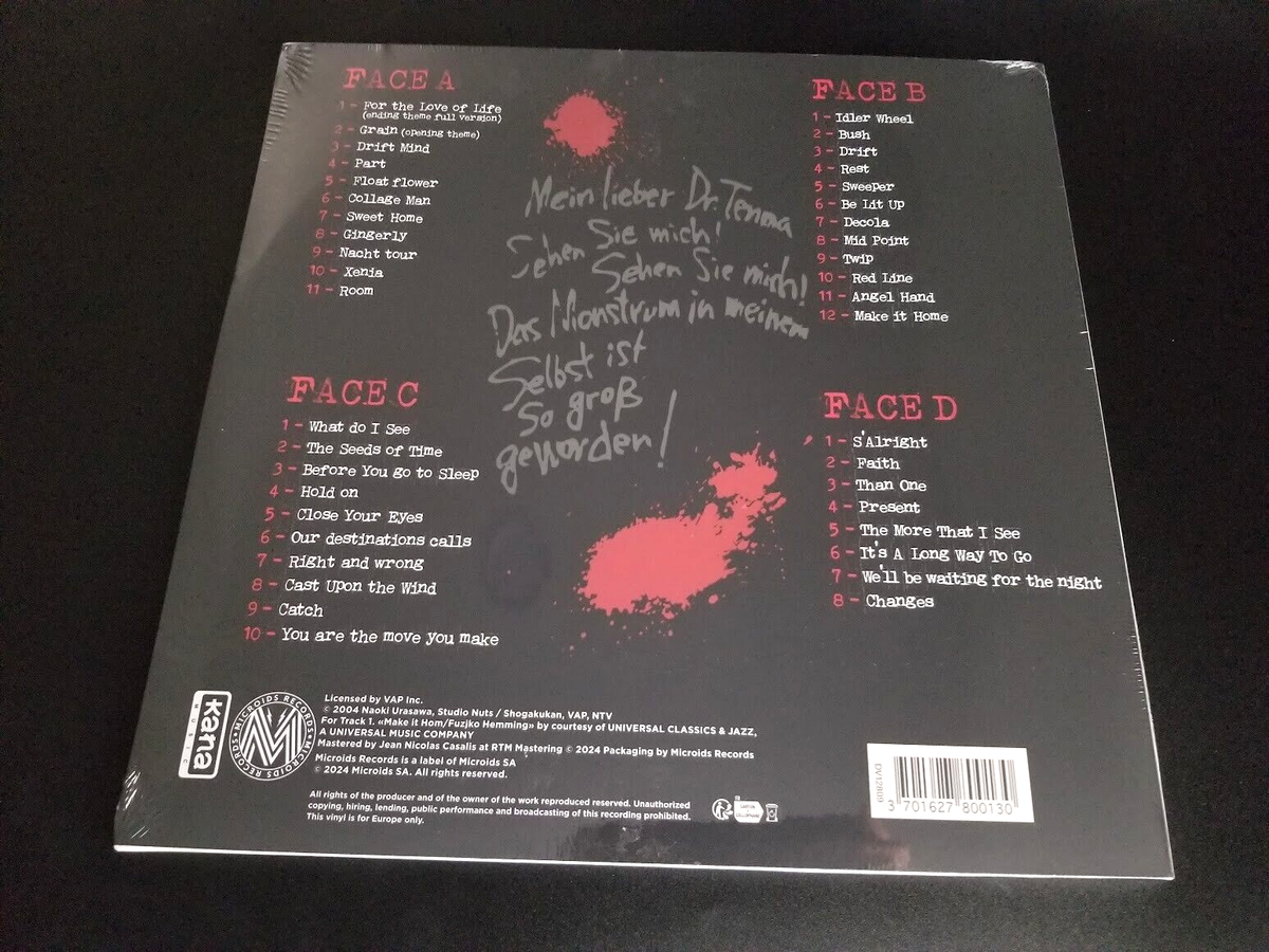 MONSTER Anime Original Soundtrack OST 2LP Vinyl Record NEW Sealed