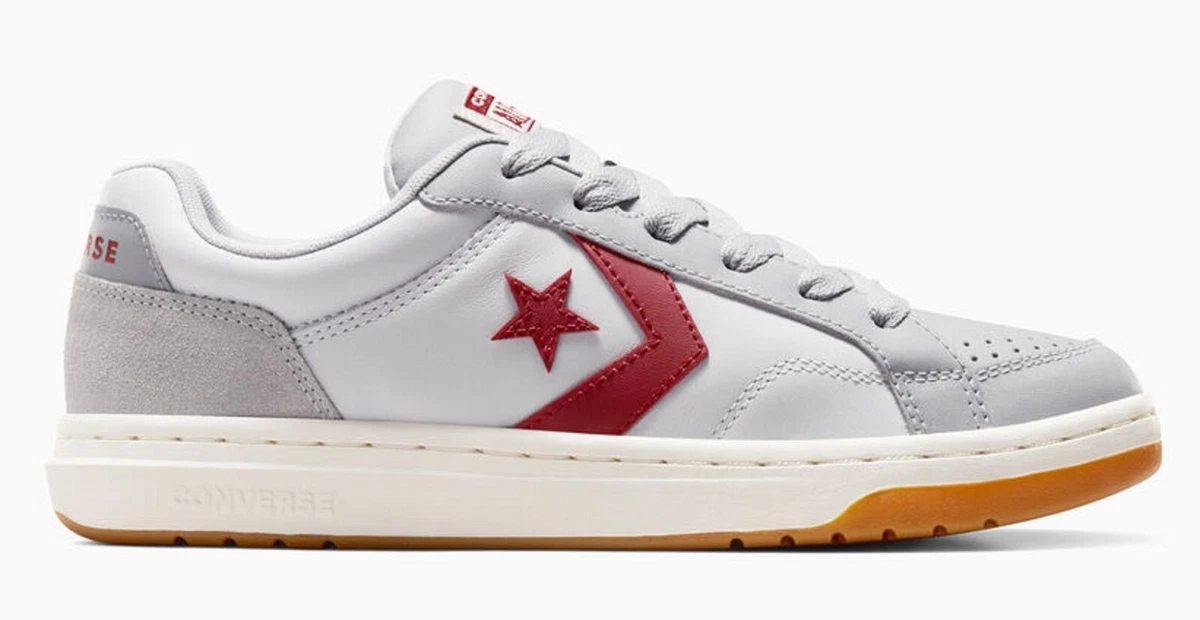 Converse Pro Blaze Classic Low Barely Grey Park Red for Sale
