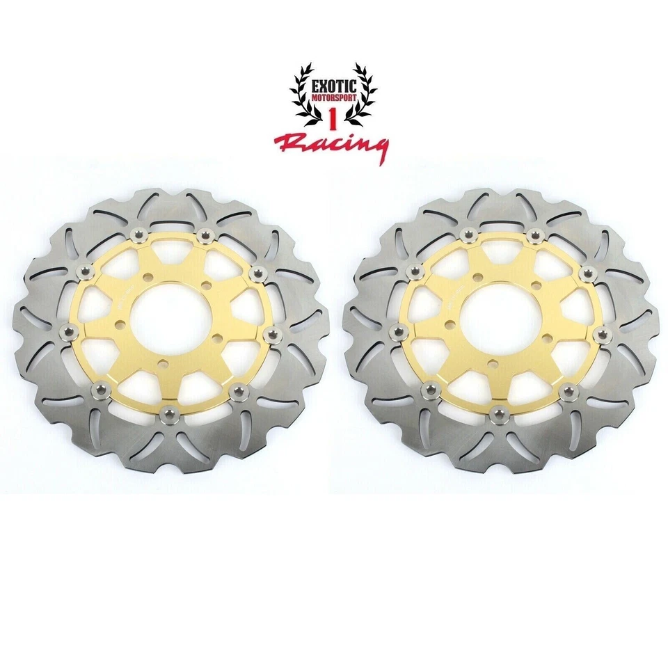 Rotores de freno delanteros traseros y pastillas de freno para Kawasaki Ninja ZX14R ZX1400 2006-22 Foto 3 de 4