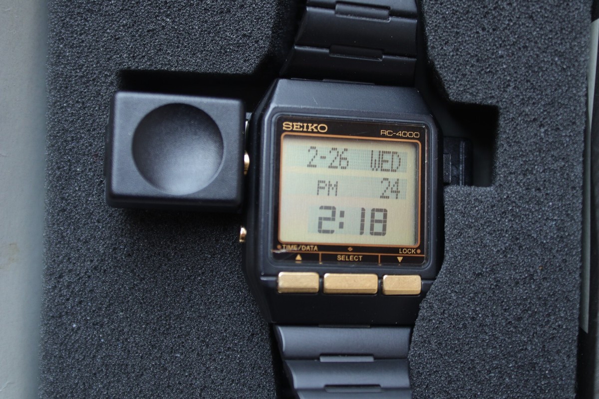 激レア！！ 　SEIKO RC-4000　 腕コンピ！ SEIKO RC-4000 PC DATAGRAPH NEW IN BOX, NEVER USED, WATCH