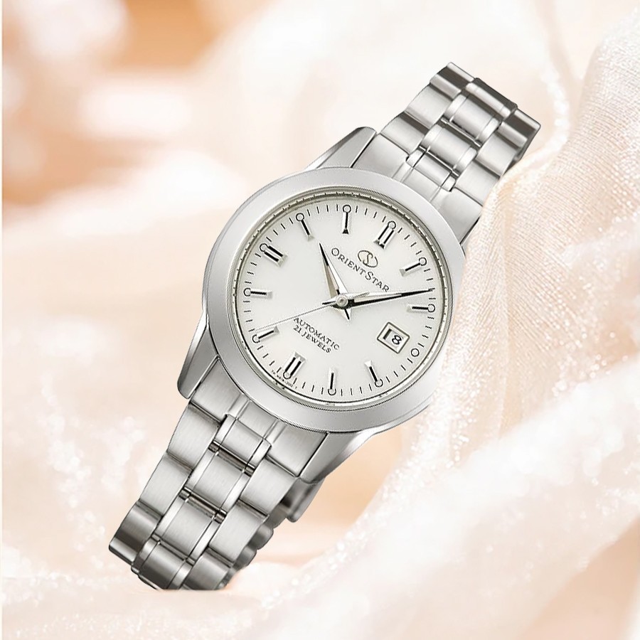 ORIENT STAR Automatic White Dial Silver Women's C… - image 5