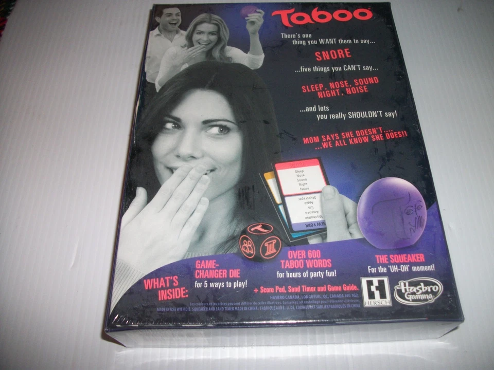 Taboo El Juego de la Diversión Indescriptible de Hasbro Nuevo Sellado de Fábrica Foto 3 de 4