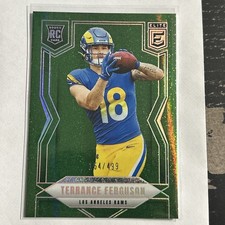 2025 Elite Terrance Ferguson RC Green Status /499! Rams! Oregon! Hit!