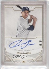 2019 Topps Definitive Collection Rookie 9/50 Jake Bauers #DRA-JB Auto 0rt5