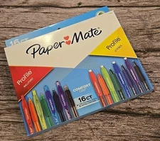 Paper Mate Profile Ballpoint Pens & Mechanical Pencils 16 CT Comfort Grip (206)