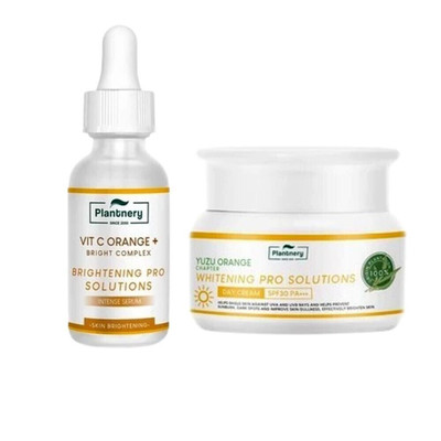 Serum Cream Hyaluronic Ferulic Vit C Orange & Lemon Bright Complex Facial Plantn