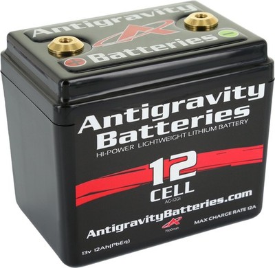 ANTIGRAVITY BATTERIES Small Case Batteries AG-1201 12-CELL 360CA; CTR TERM AG...
