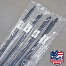 4x Door Auto Window Trim Moulding Belt Weatherstrip For Toyota RAV4 2009-2012