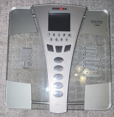 Tanita Ironman InnerScan BC-549 Digital Body Composition Scale Silver/Black