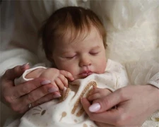 Sleeping Adorable 20in Girl Realistic Reborn Baby Dolls Full Body Vinyl Newborn