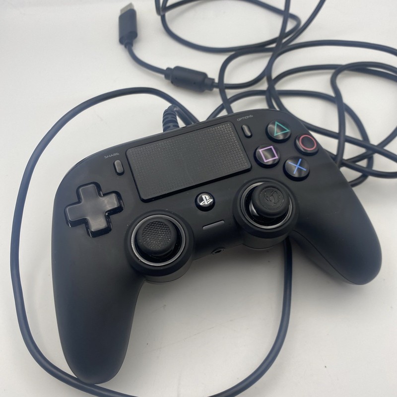 Nacon Compact PS4 Controller Black Wired USB Game Pad for PlayStation 4 PC