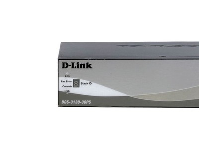 D-Link DGS-3130-30PS 30-Port Lite Layer 3 Stackable Managed PoE Switch
