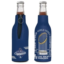 LOS ANGELES DODGERS 2025 WORLD SERIES CHAMPIONS BOTTLE HOLDER COOZIE COOLER
