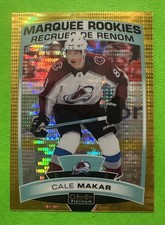2019-20 Cale Makar O-Pee-Chee Platinum - Seismic Gold Rookie card # 33/50. rookie card picture