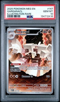 Garganacl 147/132 Illustration Rare Full Art Pokemon TCG Mega