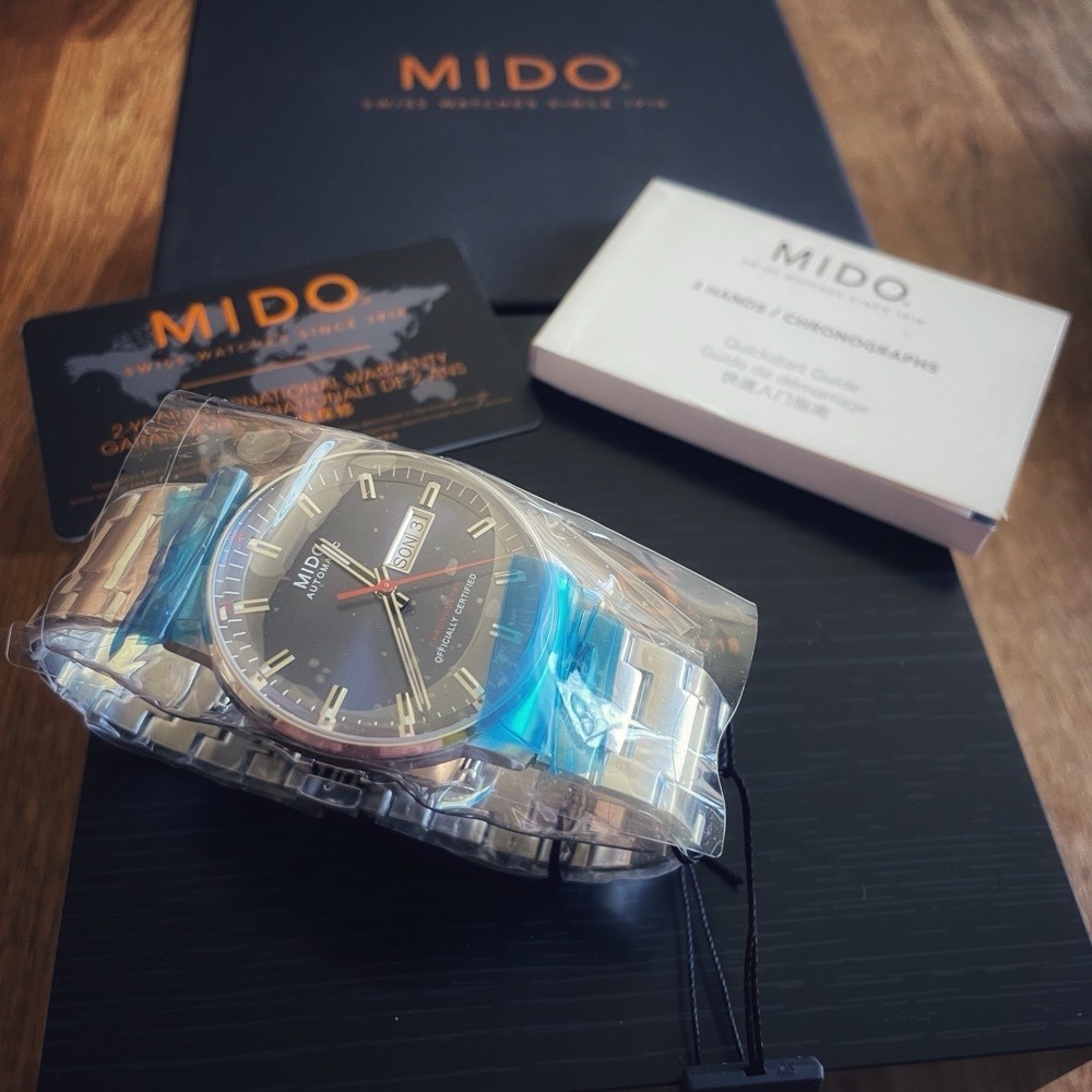 Mido Commander Chronometer Blue Automatic Sports … - image 10