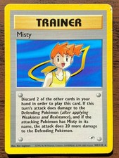Misty 102/132 Rare Gym Heroes Pokemon Unlimited Heavily Played+ on eBay