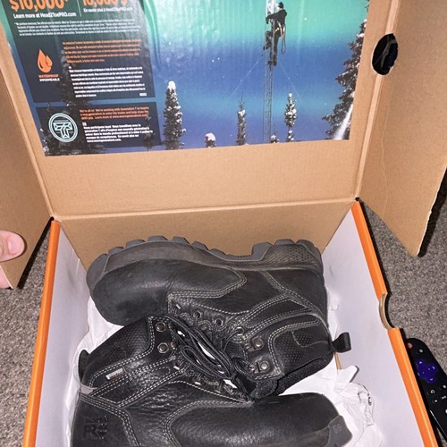 Timberland PRO Titan EV 6" Waterproof Composite Safety Toe EH Boots Black 6 M