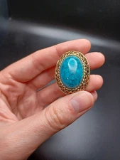  Turquoise Colored Vintage Ring