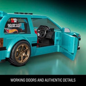 Mattel Brick Shop Hot Wheels Speed Series Custom '90 Honda Civic EF Building Set